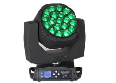 19x12 wát RGBW 4in1 Zoom Led Big Bee Eyes Di Chuyển Đầu Disco Stage Lights / DJ ánh sáng sân khấu ánh sáng