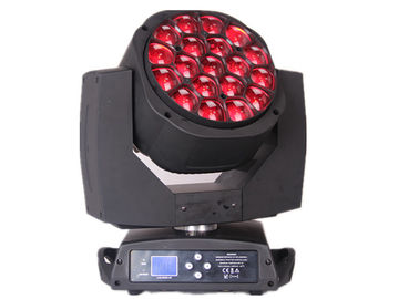 19x12 wát RGBW 4in1 Zoom Led Big Bee Eyes Di Chuyển Đầu Disco Stage Lights / DJ ánh sáng sân khấu ánh sáng