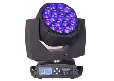 19x12 wát RGBW 4in1 Zoom Led Big Bee Eyes Di Chuyển Đầu Disco Stage Lights / DJ ánh sáng sân khấu ánh sáng