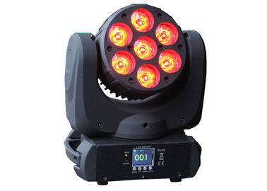 Professional 7pcs Di chuyển Di chuyển Chiếu sáng Giai đoạn Ánh sáng Kênh 11/17 Đèn ngủ Holiday Beam Góc 20 độ Disco DJ Lamp