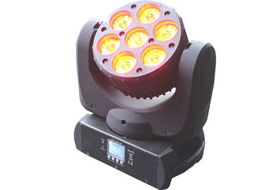 Professional 7pcs Di chuyển Di chuyển Chiếu sáng Giai đoạn Ánh sáng Kênh 11/17 Đèn ngủ Holiday Beam Góc 20 độ Disco DJ Lamp