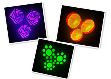 High Lumen 30W Pattern LED Moving Head Light 11 / 14 Channel For Wedding Holiday Event  CE & RoHS LED The Lamp