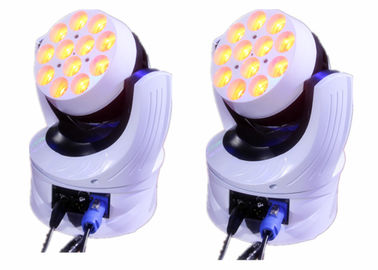 White Body Led Moving Head Wash Master Slave RGBW And Color  Mixing