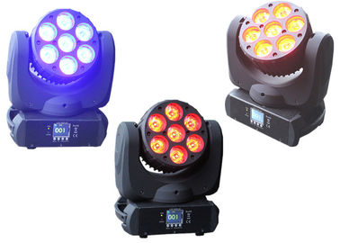 Professional 7pcs Di chuyển Di chuyển Chiếu sáng Giai đoạn Ánh sáng Kênh 11/17 Đèn ngủ Holiday Beam Góc 20 độ Disco DJ Lamp