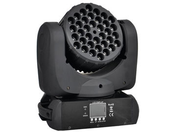 Sound Control LED Moving Head Light , RGBW Beam Wash Led Lights 36 X 3 W
