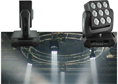 Fashion Club Mini LED Moving Head Light 9pcs 10w Rgbw DJ Moving Head Lamp