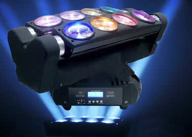 Disco Party DJ Lighting Moving Head Spider Lights Cree LED 8x10W RGBW Multi Color