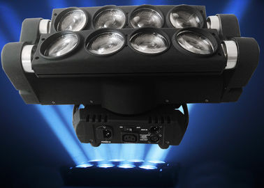 Disco Party DJ Lighting Moving Head Spider Lights Cree LED 8x10W RGBW Multi Color