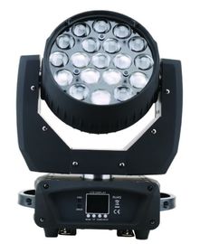 540°Pan 270°Tilen 19pcs 12W RGBW 4in1 LED Đèn đầu di động Zoom rửa Đèn đầu di động