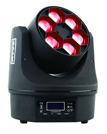 6pcs Bee Eye LED Moving Head Light RGBW 4 in 1 With Zoom Beam Lights
