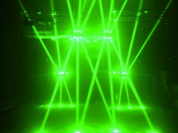 9 X 15 W RGBW LED Moving Head Light 4 in 1 Beam Effect Dimming Phantom Lights