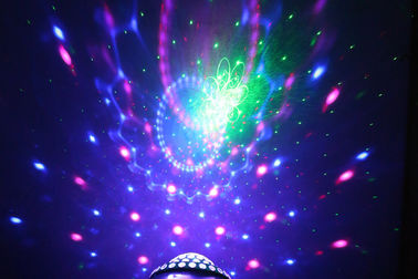 6pcs*3W Dmx Stage Lighting , LED Magic Ball Light RGBW 50MW Laser Light