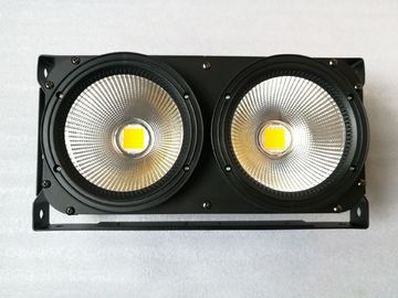 Pure White COB LED 2 mắt DMX Nhà hát Giai đoạn chiếu sáng 100 Watt / 200 Watt