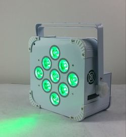 180W 9 LED không dây Pin phẳng Par Light, Pin Ánh sáng giai đoạn ánh sáng Led