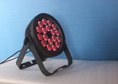 18 Cái 6 trong 1 RGBW LED Stage Par Lon Lights Với Nhôm Die-Cast nhà ở