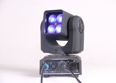 4 Cái 25 wát RGBW LED Moving Head Light Với ​​5-40 ° Chùm Góc Cho DJ, Disco