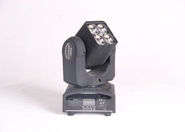 4 Cái 25 wát RGBW LED Moving Head Light Với ​​5-40 ° Chùm Góc Cho DJ, Disco
