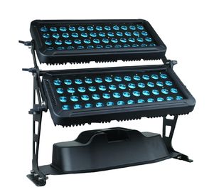 IP65 ngoài trời cao sáng thành phố màu LED tường rửa ánh sáng 96 chiếc RGBW