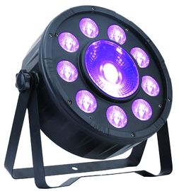 Màu sắc pha trộn DMX RGB Indoor LED Flat Par nhẹ 9 * 3W +1 * 30W IP20