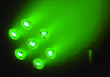 Giai đoạn chuyên nghiệp LED Par có thể đèn, 7 chiếc 12W RGB LED Flat Par