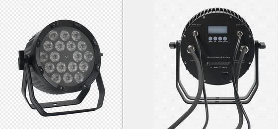 18pcs 12W IP65 chống nước ngoài LED Par cho các sự kiện RGBWA UV 6in1