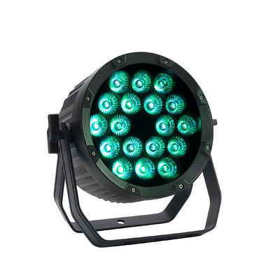 18pcs 12W IP65 chống nước ngoài LED Par cho các sự kiện RGBWA UV 6in1
