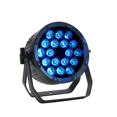 18pcs 12W IP65 chống nước ngoài LED Par cho các sự kiện RGBWA UV 6in1