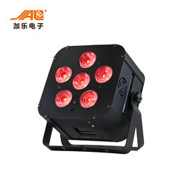 Không có quạt 6 CÁI Pin LED Par Par Đèn sân khấu IP33 Tuổi thọ 100 nghìn giờ