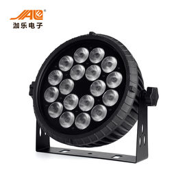 18x18w RGBWA UV 6 In 1 LED Flat Par Light Độ sáng cao Điều khiển DMX