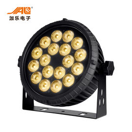 18x18w RGBWA UV 6 In 1 LED Flat Par Light Độ sáng cao Điều khiển DMX