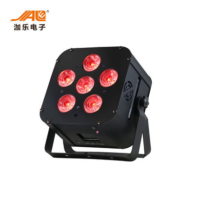 Pin Wifi 6x18w Rgbwa Uv 6 trong 1 Hộp đèn LED không dây cho đám cưới