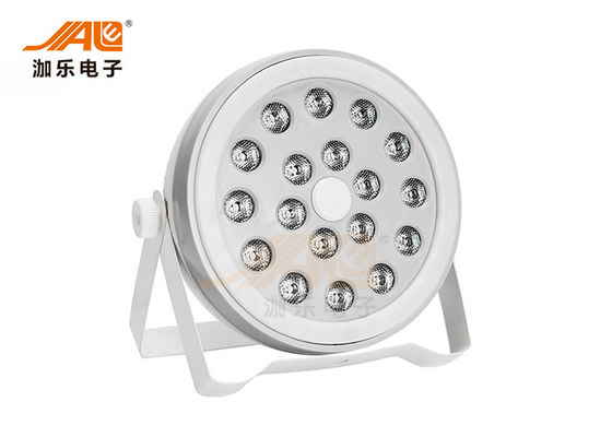 8 kênh 18 Watt Đèn sân khấu DJ RGB 3 trong 1 LED phẳng