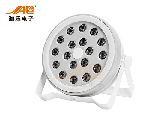 8 kênh 18 Watt Đèn sân khấu DJ RGB 3 trong 1 LED phẳng