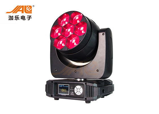 7 * 40W Di chuyển Zoom RGBW Đèn sân khấu LED RGBW Xoay 350 °
