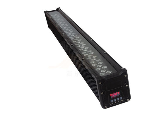 IP65 Làm mờ tuyến tính 60hz 72 * 3W RGBWA LED rửa đèn tường