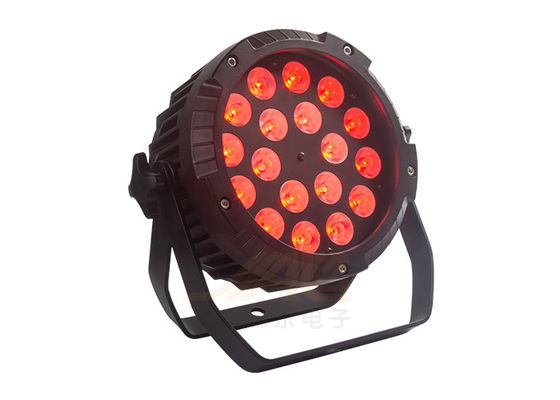 Đèn chiếu sáng phẳng có thể chống thấm nước 18PCS cho KTV tiệc disco