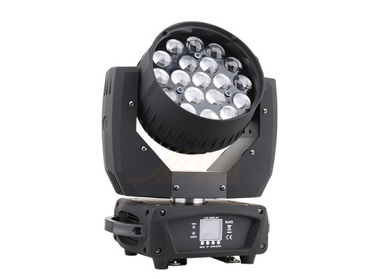 Đèn LED di chuyển 19x15W Đèn pha thu phóng 4 trong 1 Đèn vũ trường