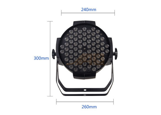 Đèn sân khấu 7CH 72x3w RGBW Led Par có thể cho Ktv