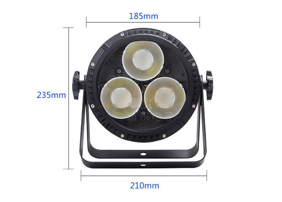 5600K 3x50w LED Trắng không thấm nước Ánh sáng Par Đèn chiếu đầy màu sắc