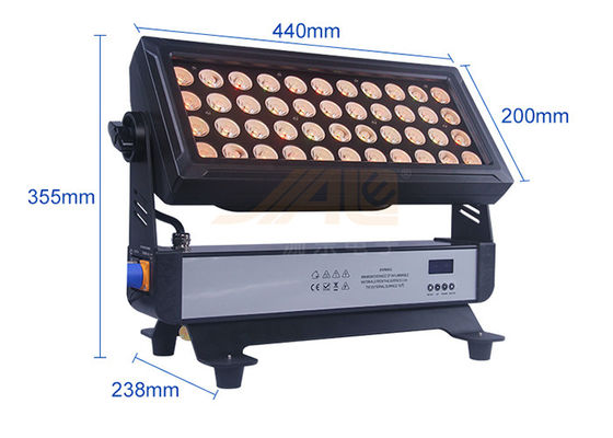 Đèn chiếu sáng ngoài trời 440W Máy giặt treo tường LED nhỏ 44PCS