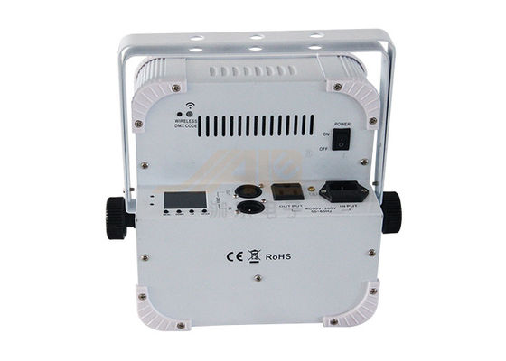 Đèn chiếu sáng không dây 9 * 6w DMX Par Light Độ sáng cao Đèn chiếu ba màu Đèn pin