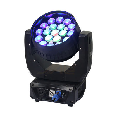 Ống kính 19 * 12W 8 ° Đèn LED di chuyển cho hộp đêm