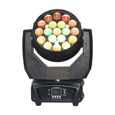 Ống kính 19 * 12W 8 ° Đèn LED di chuyển cho hộp đêm