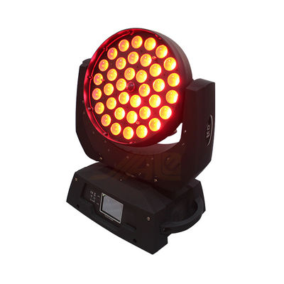 DMX512 Giai đoạn 36 * 12W Đèn LED di chuyển có thu phóng