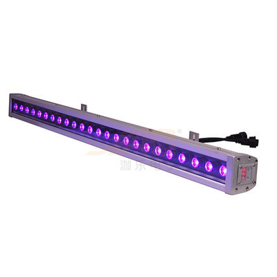 Máy giặt tường LED RGB 24 * 3W DMX không thấm nước để chơi đám cưới