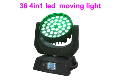 Đèn LED Moving Header DMX RGBW 36 x 10w dành cho Chiếu sáng Sân khấu Hòa nhạc / Sân khấu
