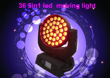 Đèn LED Moving Header DMX RGBW 36 x 10w dành cho Chiếu sáng Sân khấu Hòa nhạc / Sân khấu