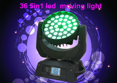 Đèn LED Moving Header DMX RGBW 36 x 10w dành cho Chiếu sáng Sân khấu Hòa nhạc / Sân khấu