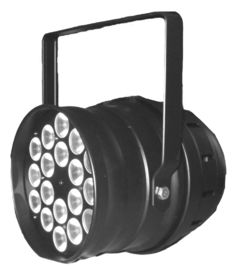 Trong nhà 18 x 3w / 9w RGB 3in1 Đèn LED có thể Lights Led Par 64 DMX Đèn sân khấu cho Disco