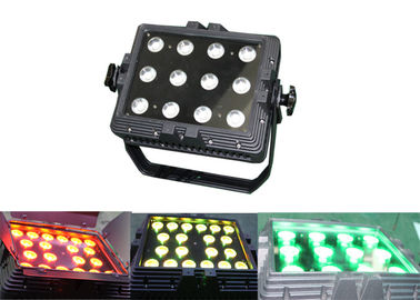 IP65 Waterproof 12 * 3W RGB LED Tường ngoài trời Máy giặt DMX512 Disco Dj sân khấu chiếu sáng